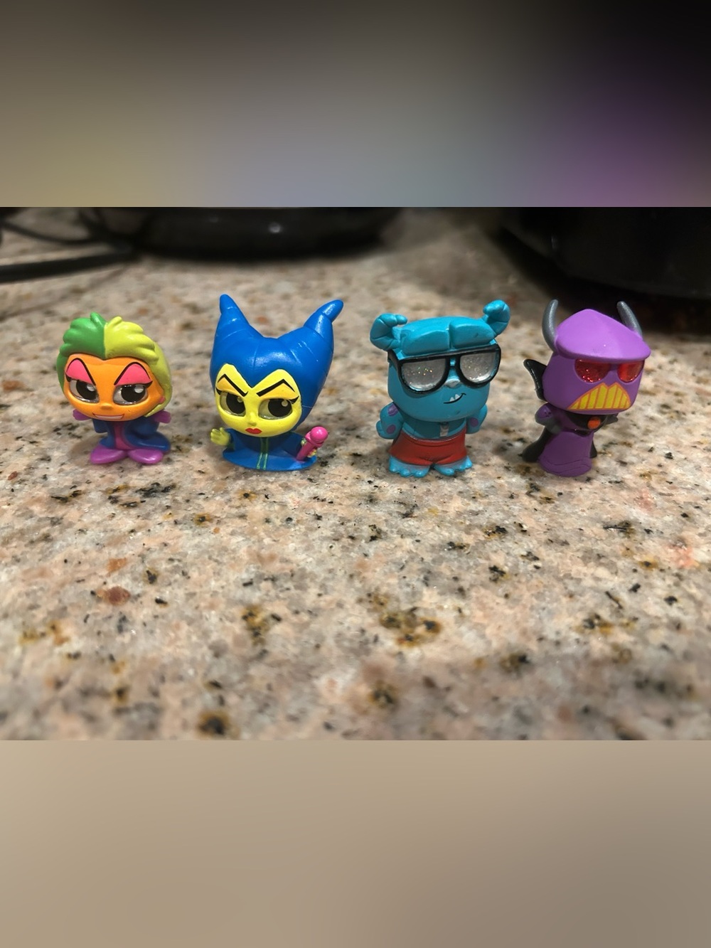 Doorables Set Of 4 Cruella,Malificent,Zerg,Sully
